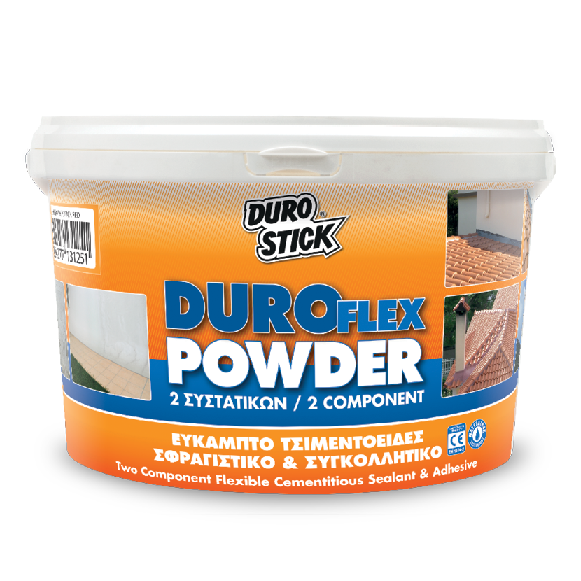 DUROSTICK DUROFLEX POWDER ΕΥΚΑΜΠΤΟ ΣΦΡΑΓΙΣΤΙΚΟ ΓΙΑ ΣΤΕΓΑΝΟΠΟΙΗΣΕΙΣ