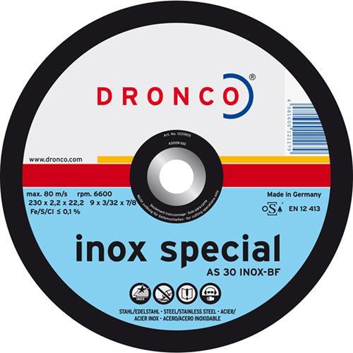 ΔΙΣΚΟΣ ΚΟΠΗΣ ΜΕΤΑΛΛΟΥ AS 30T INOX-BF DRONCO