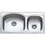 ΝΕΡΟΧΥΤΗΣ INOX B02-156-26-80 2 ΑΝΙΣΕΣ ΓΟΥΡΝΕΣ HAIFEL