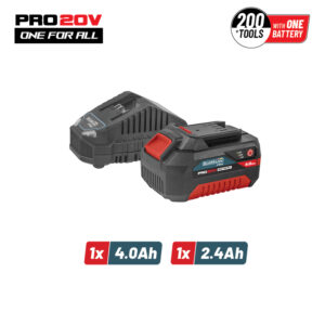 BORMANN PRO Starter Kit 20V, Μπαταρία 4.0Ah & Φορτιστής 2.4Α BBP9940